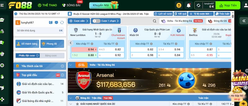 Cá cược thể thao 3 Các bước đặt cược thể thao