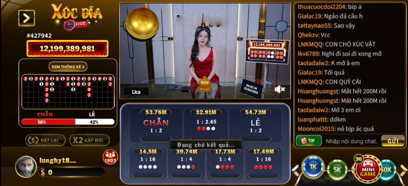 Sảnh live casino FO88 có dealer 