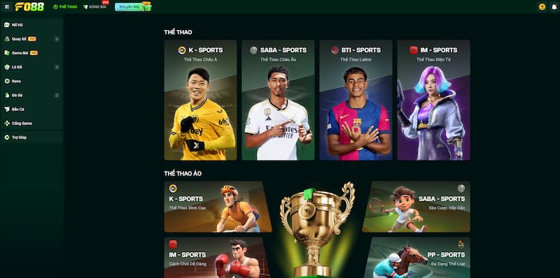 Cá cược thể thao 1 Thể thao FO88