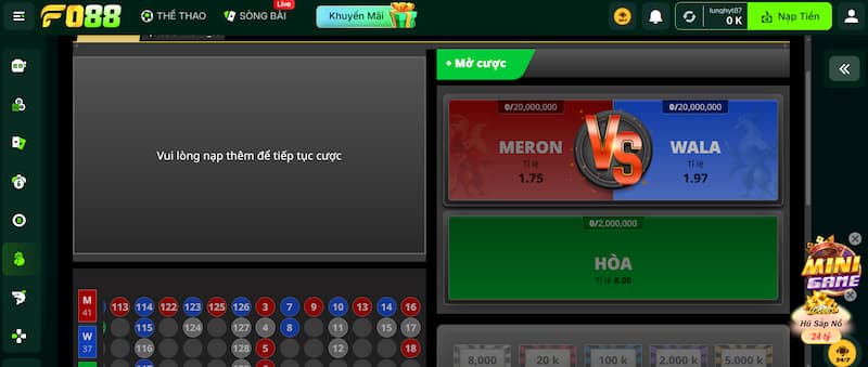 Đá gà cựa sắt là gì? Quy định, luật cược tại nhà cái FO88 4 Thao tác đặt cược đá gà cựa sắt